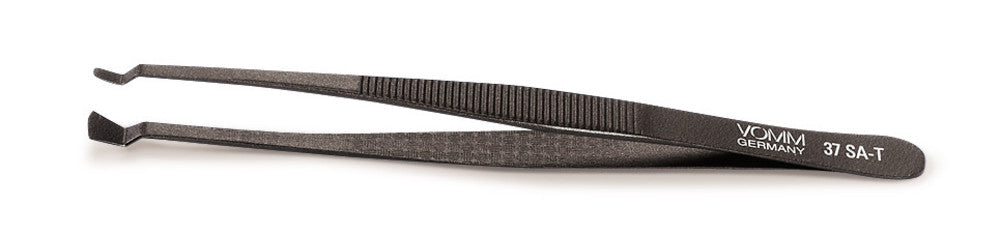 Wafer forceps, corrosion-free stainless, steel 18/10, PTFE-coated, W 7mm - Luminix Health