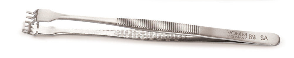 Wafer forceps, corrosion-free stainless, steel 18/10, non-coated, W 9 mm - Luminix Health
