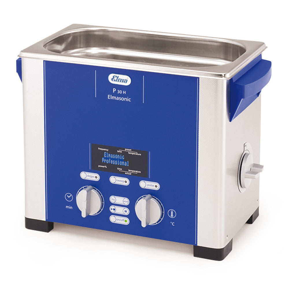 Elmasonic P 60H digit. ultrasonic clean, unit, stainl. steel, 5.75 l - Luminix Health
