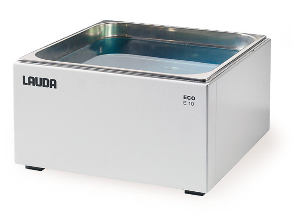 Stainl. steel bath tubs f. immers.therm., to 200 °C, w. drain outlet, vol. 40 l - Luminix Health
