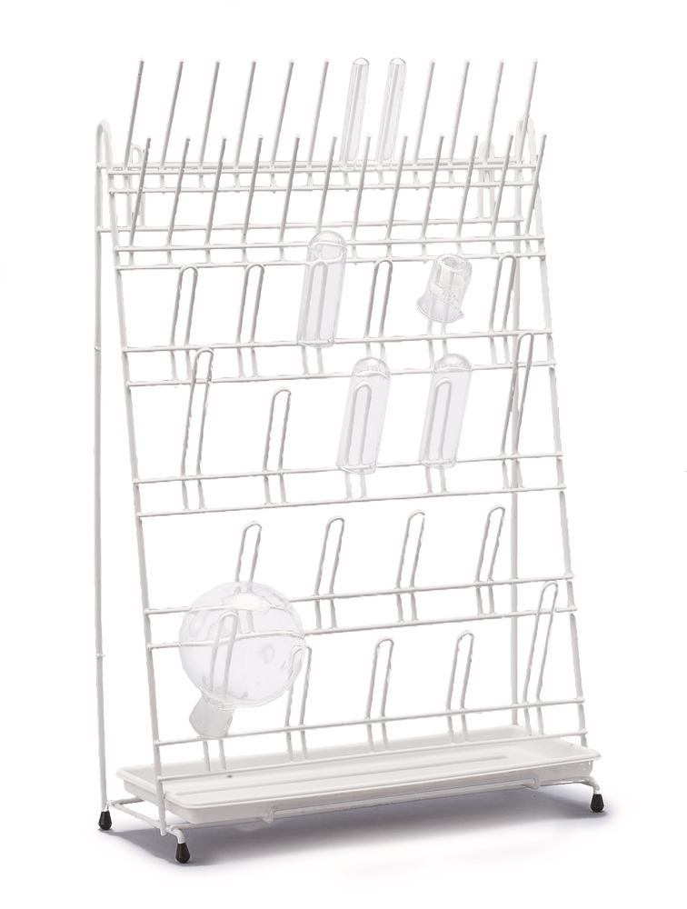 Rotilabo®-drying rack, PE, 24 pins / 20 arched pins, H 610 mm, 1 unit(s) - Luminix Health