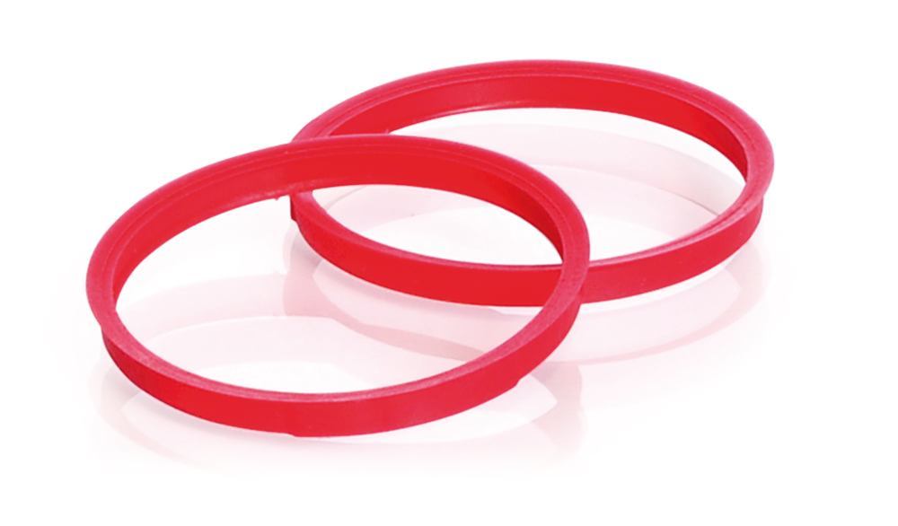 Pouring rings, ETFE, red, thread 45, 10 unit(s) - Luminix Health
