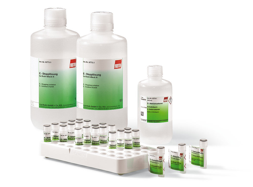ROTI®Black N, for 40 mini or 10 maxi gels, for electrophoresis, cardboard - Luminix Health