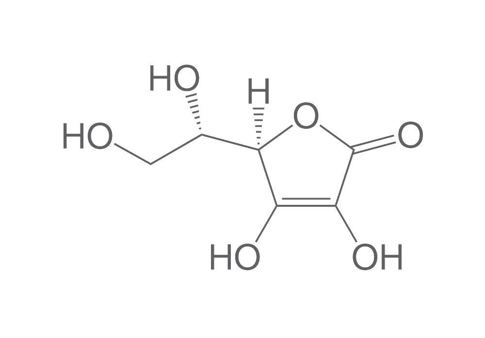 L(+)-Ascorbic acid, min. 99 %, p.a., 100 g, plastic - Luminix Health