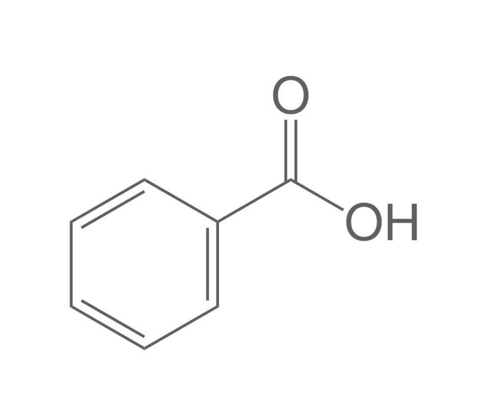 Benzoic acid, min. 99,5 %, Ph.Eur., USP, BP, 500 g, plastic - Luminix Health