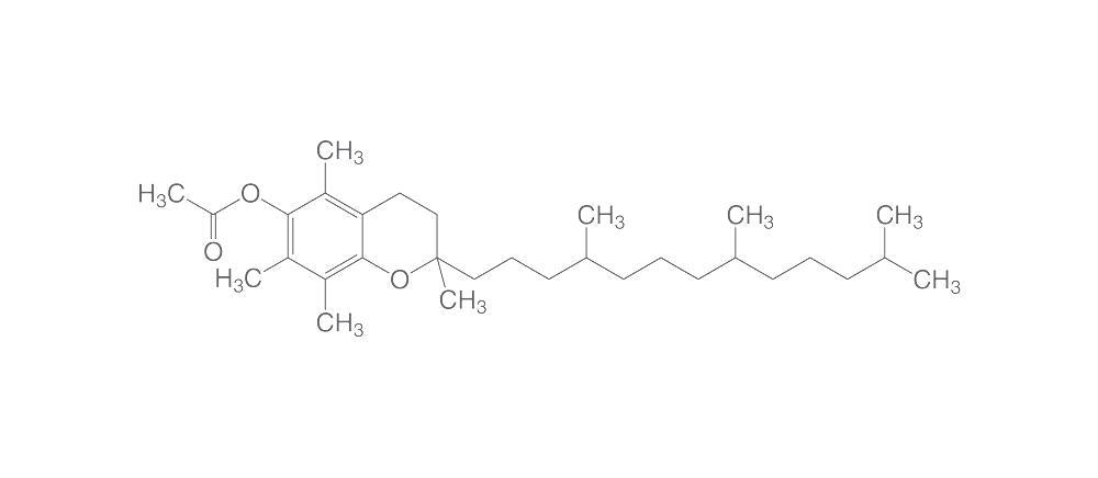 DL-alpha-Tocopherol acetate, min. 96.5 %, Ph.Eur., oily, 25 g, glass - Luminix Health