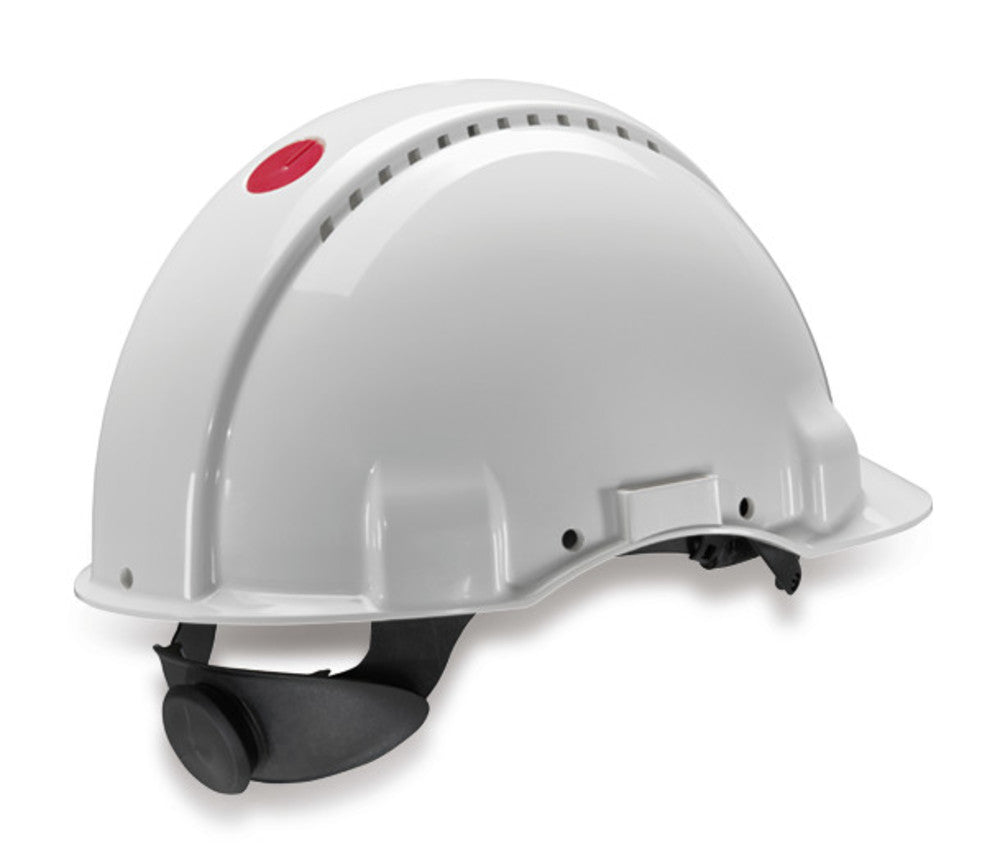 Hard hat with Uvicator(TM)-sensor, white, 1 unit(s) - Luminix Health