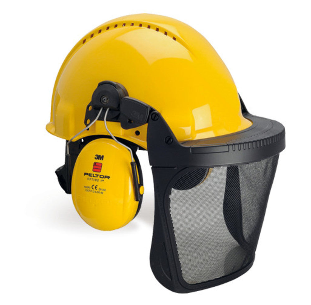 Stainless steel mesh visor, suitable for G500 and 3M hard hats, 1 unit(s) - Luminix Health