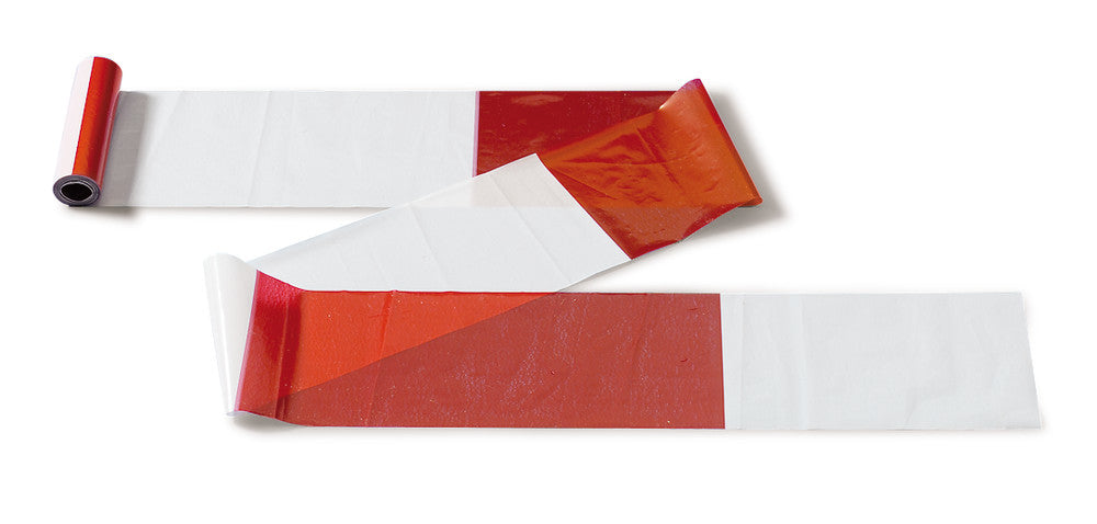 Sekuroka®-signal barrier tape, made of PE, red/white, 1 roll(s) - Luminix Health
