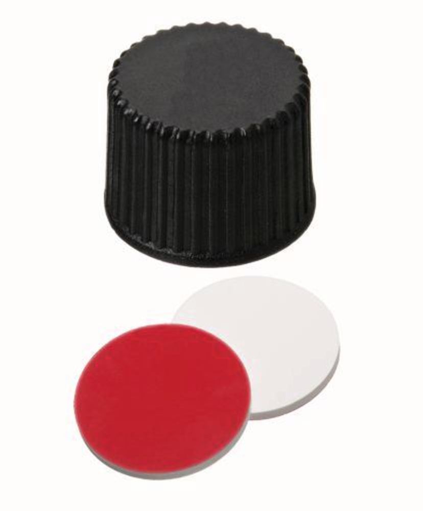 Screw cap, closed, PP, ND8, Sept Silic./PTFE, UltraClean, 1.3, 45°, 100 unit(s) - Luminix Health