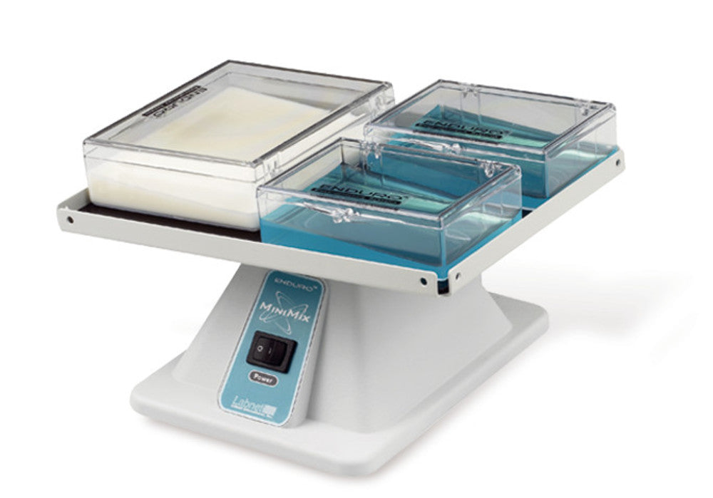 Enduro MiniMix(TM) 3D rocker shaker, for gels and blots, orbital, 20/min - Luminix Health