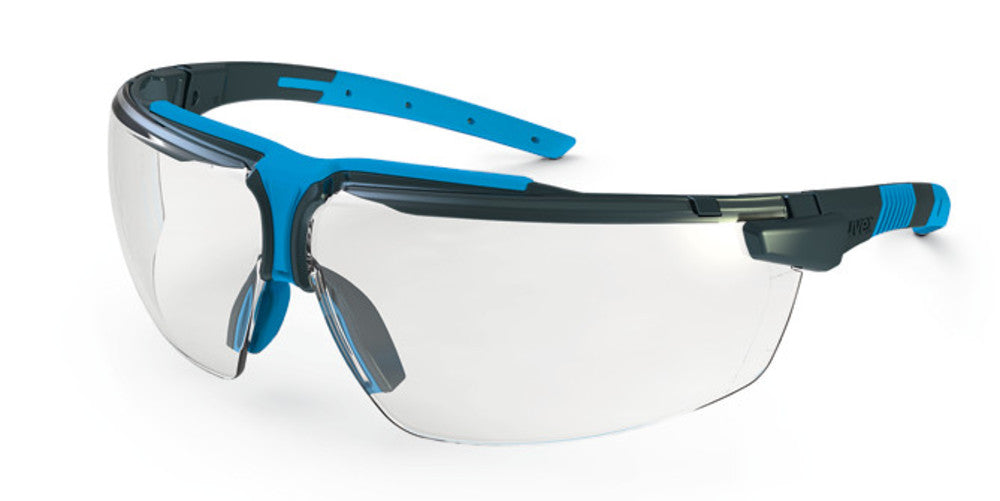i-3 UV safety glasses, UVEX, EN 166, EN 170, anthracite/blue, clear, 1 unit(s) - Luminix Health