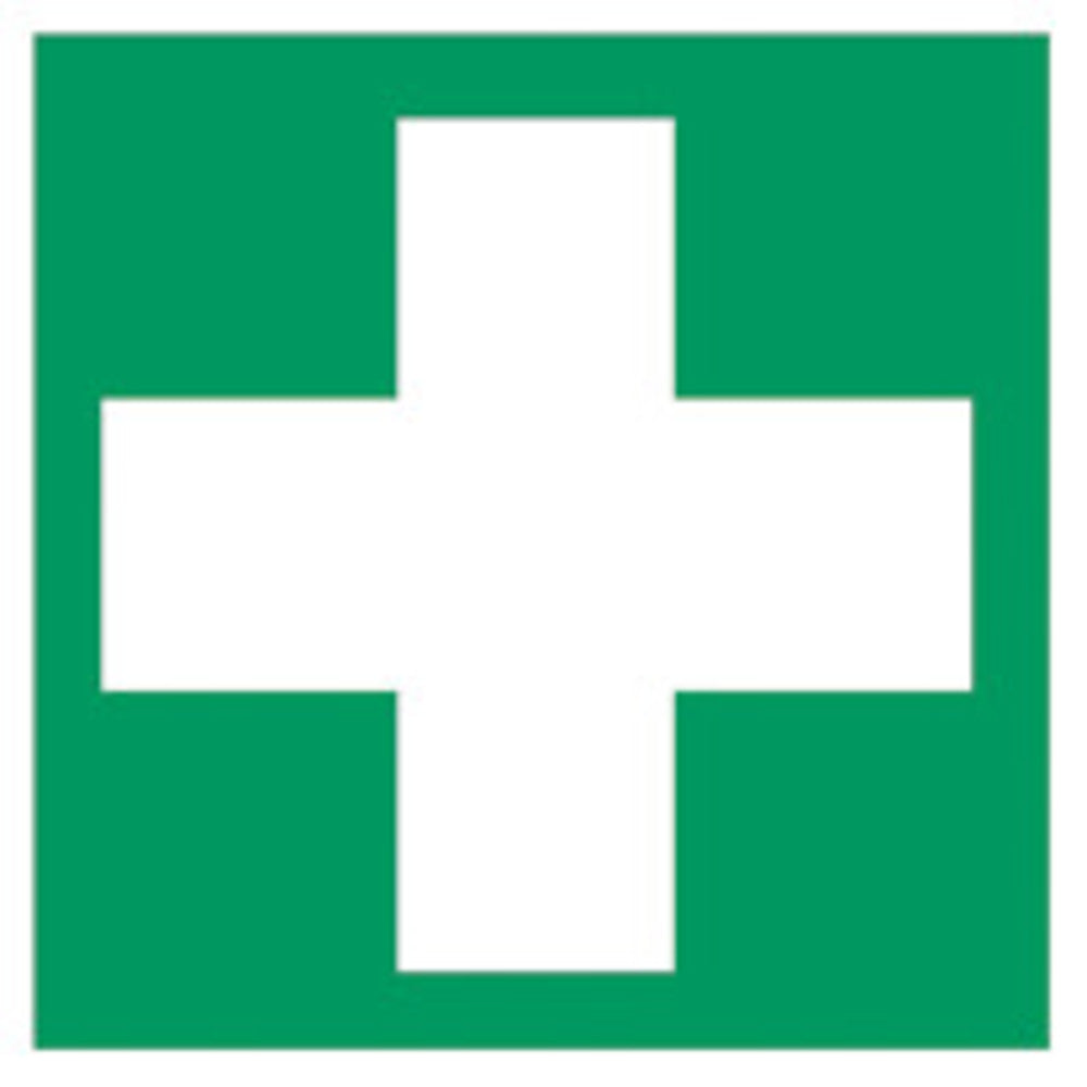 First aid and rescue signs acc. to ISO 7010 Adhesive film, First aid - Luminix Health