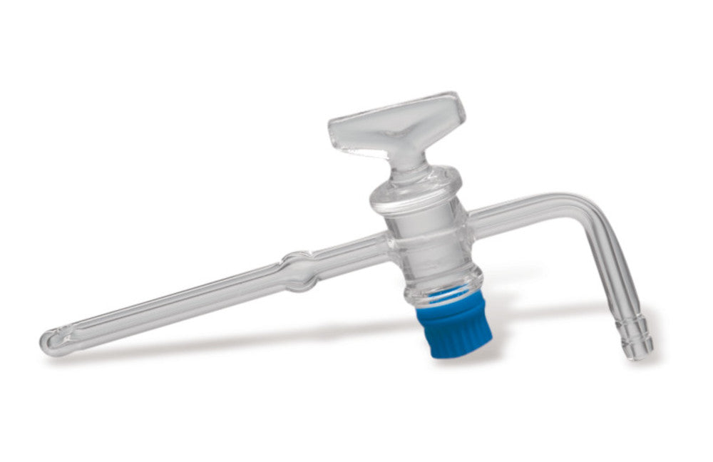 Replacement stopcock for desiccator, Ø 8 mm, L 100 mm, 1 unit(s) - Luminix Health