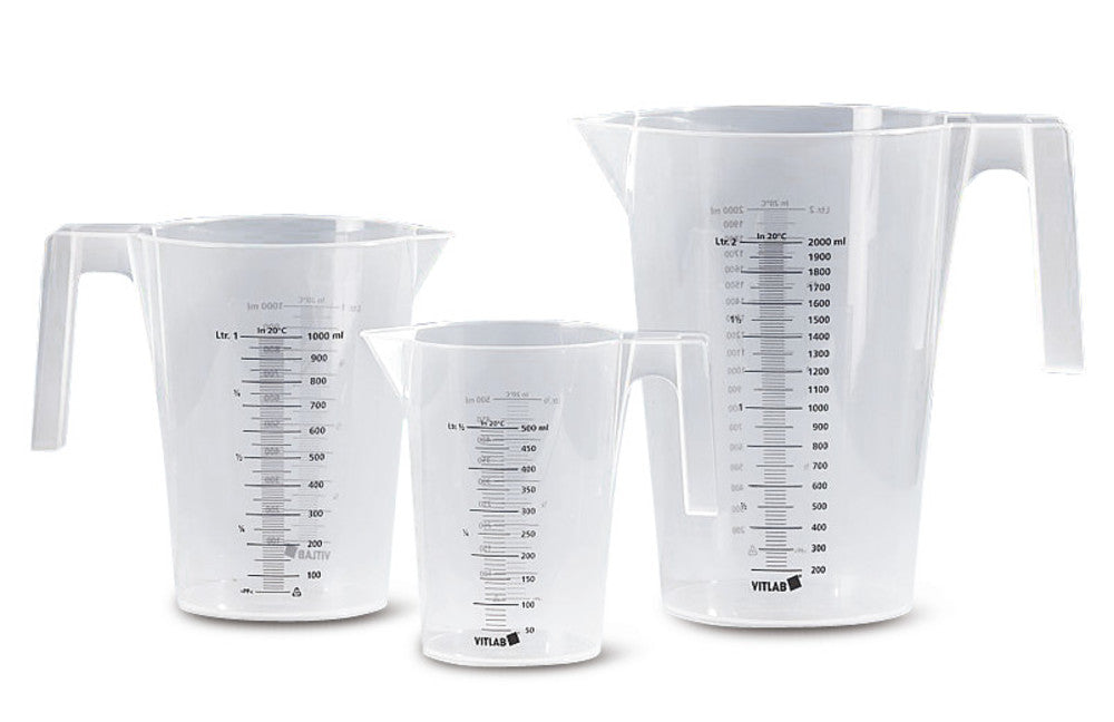 Measuring beaker, PP, stackable, 1000 ml, 1 unit(s) - Luminix Health