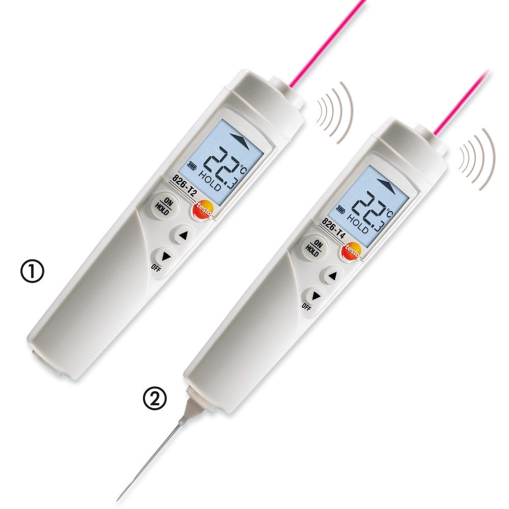 Non-contact temperature quick tester, 826-T4, measuring range -50 - +230 °C - Luminix Health