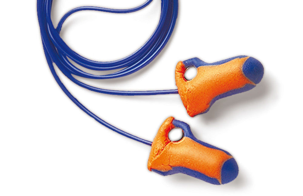 Ear plugs LASER-TRAK, acc. EN 352-2, sound absorbing, 100 pair - Luminix Health
