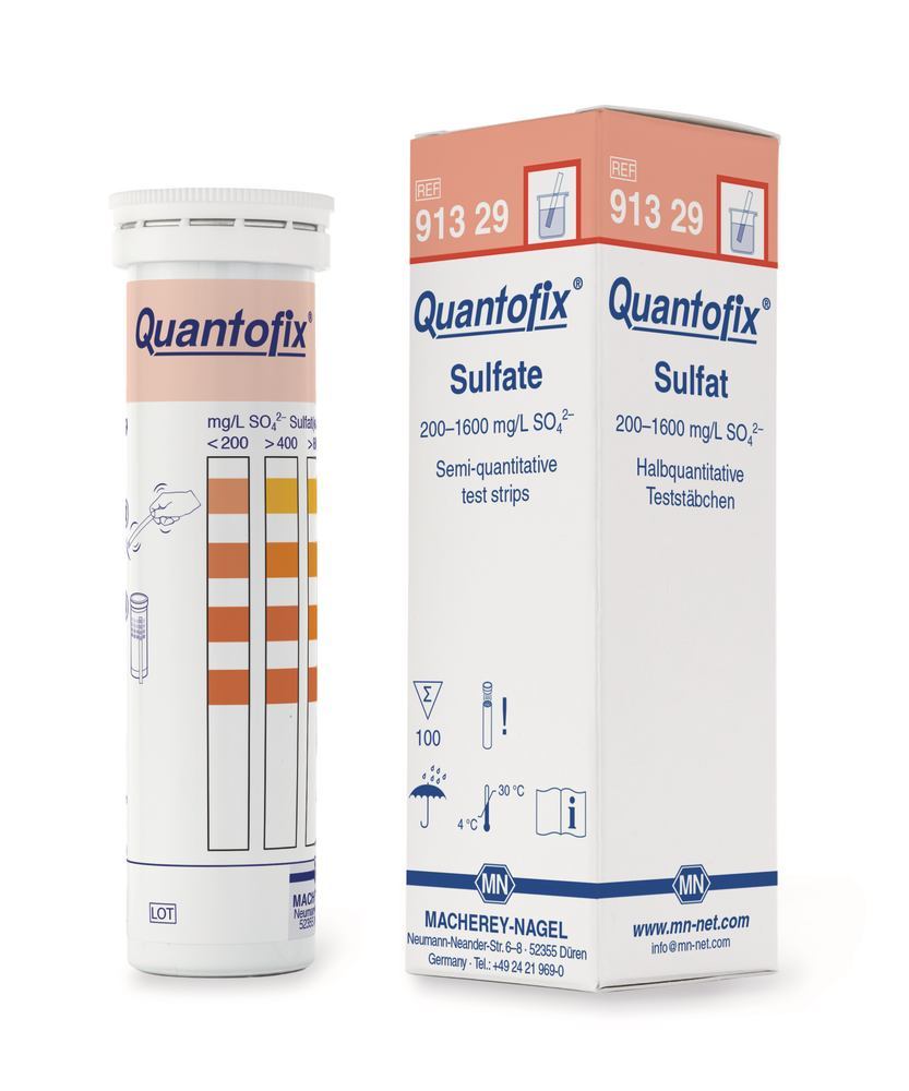 Quantofix® test strips, sulphate, L 95 x W 6 mm, 100 unit(s) - Luminix Health