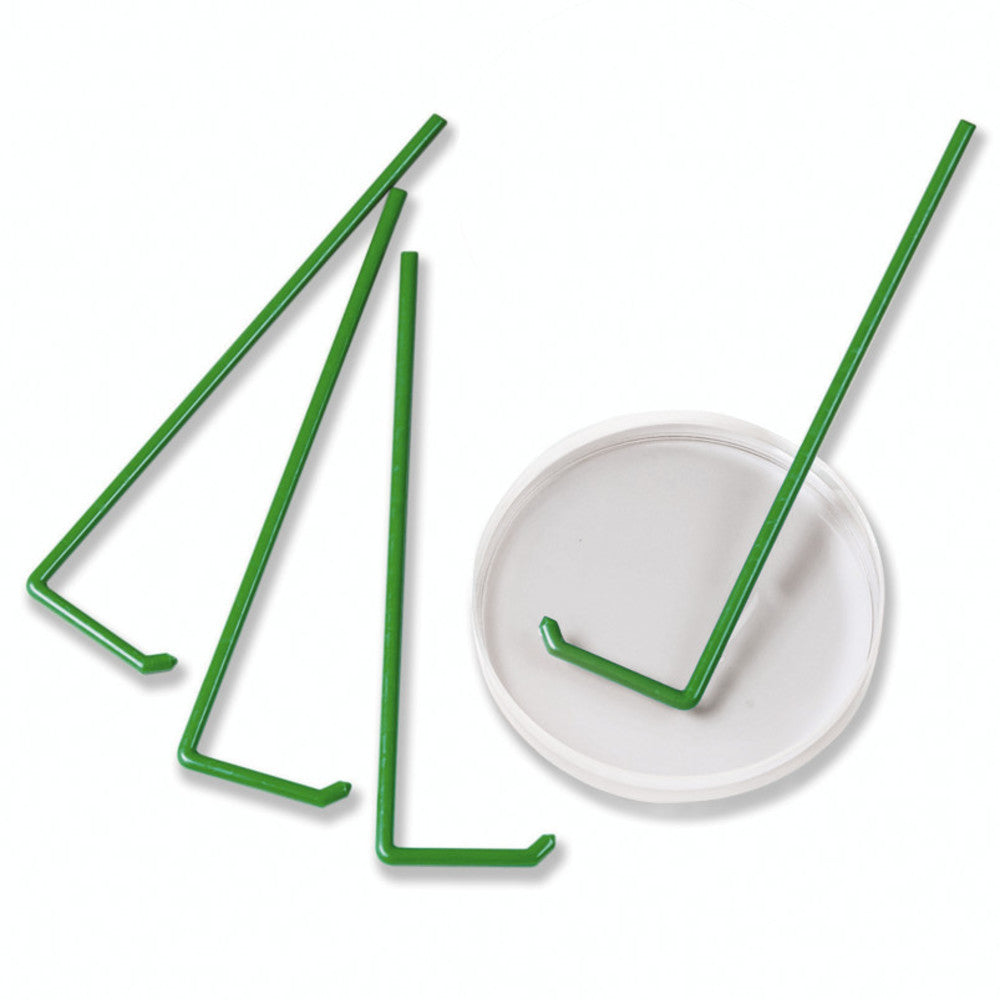 Bacterial cell spreaders, L-shaped, ABS, sterile, L 172 x W 37x Ø 4 mm - Luminix Health