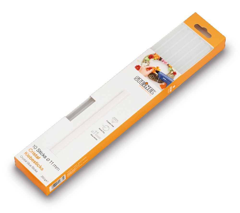 Glue sticks Transparent, 250 g, 10 unit(s) - Luminix Health