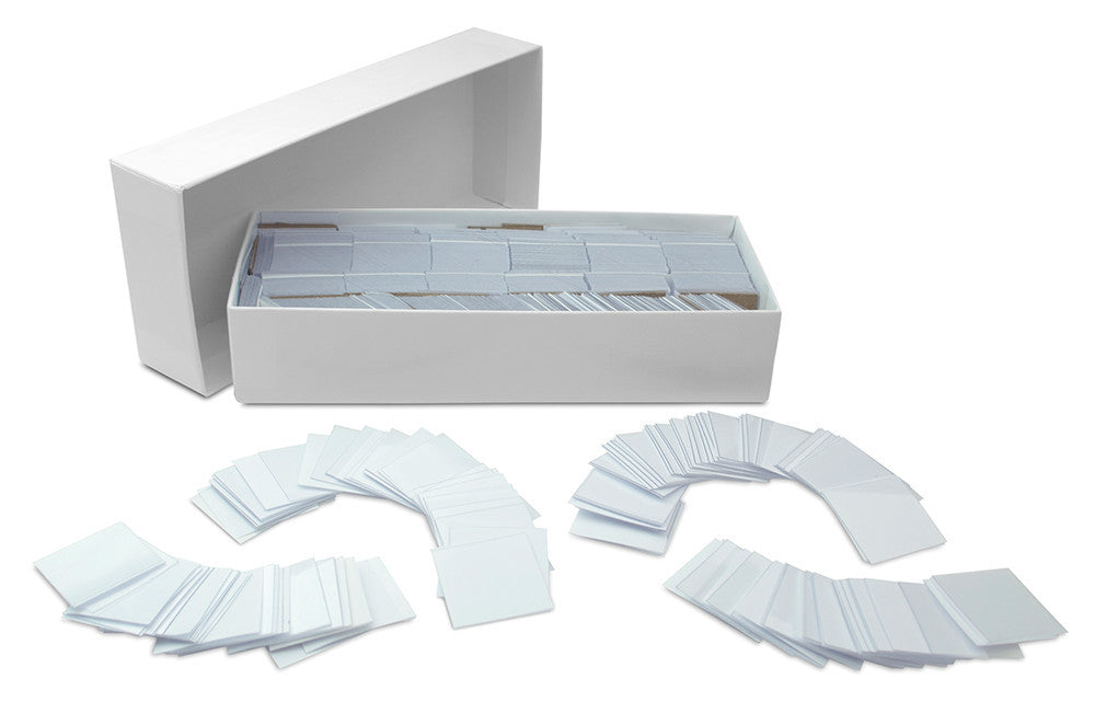 Plastic cover slips, 22 x 22 mm, thickness 0.157 mm, 1000 unit(s) - Luminix Health