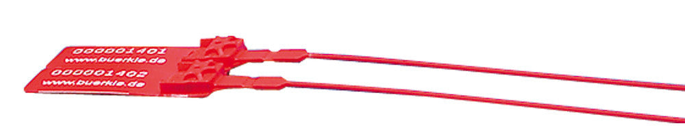 Protective seals, 260 mm, Ø 2 mm, red, 10 unit(s) - Luminix Health