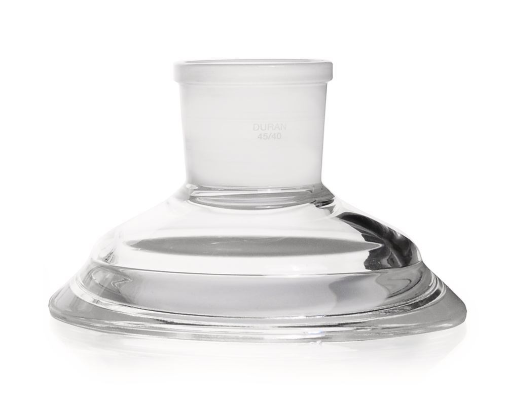 Duran® DN 100 flat flange lid,, NS 45/40 centre neck, 1 unit(s) - Luminix Health
