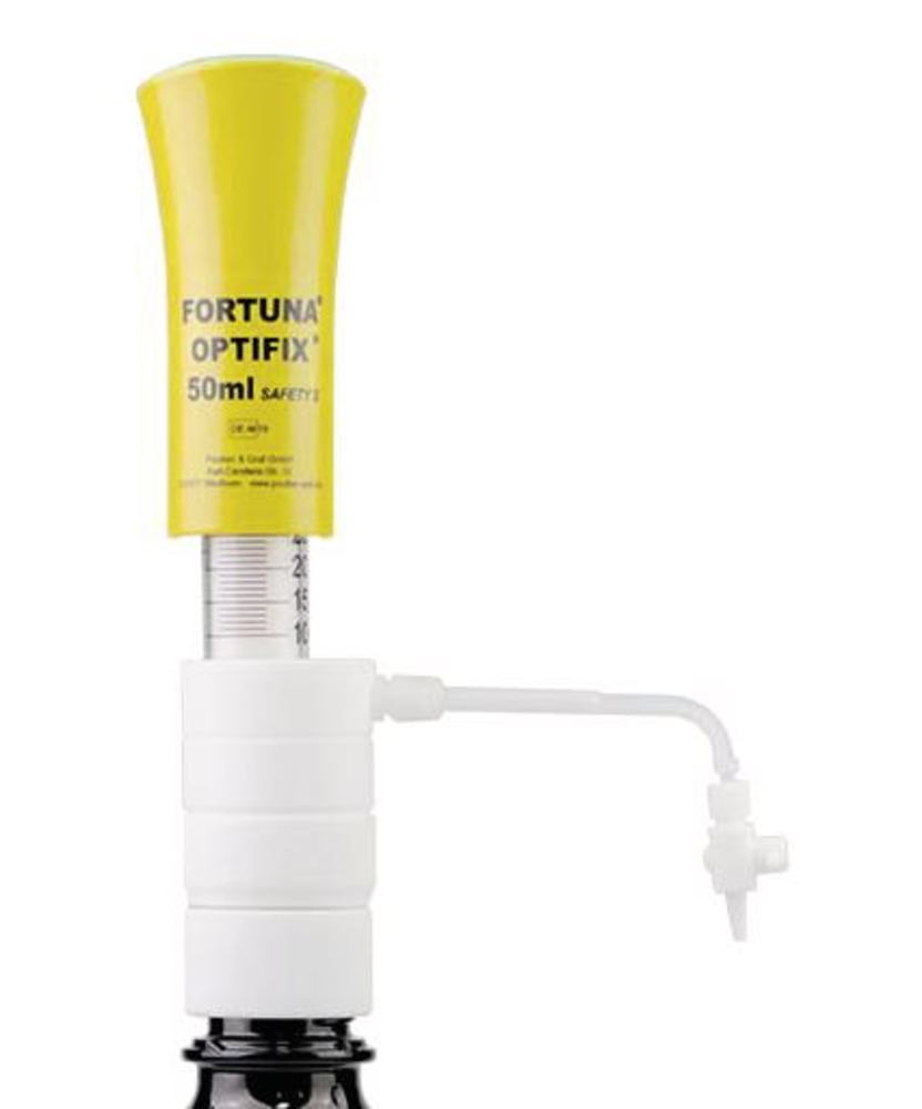 FORTUNA® OPTIFIX® SAFETY S dispenser, volume 10 - 50 ml, 1 unit(s) - Luminix Health