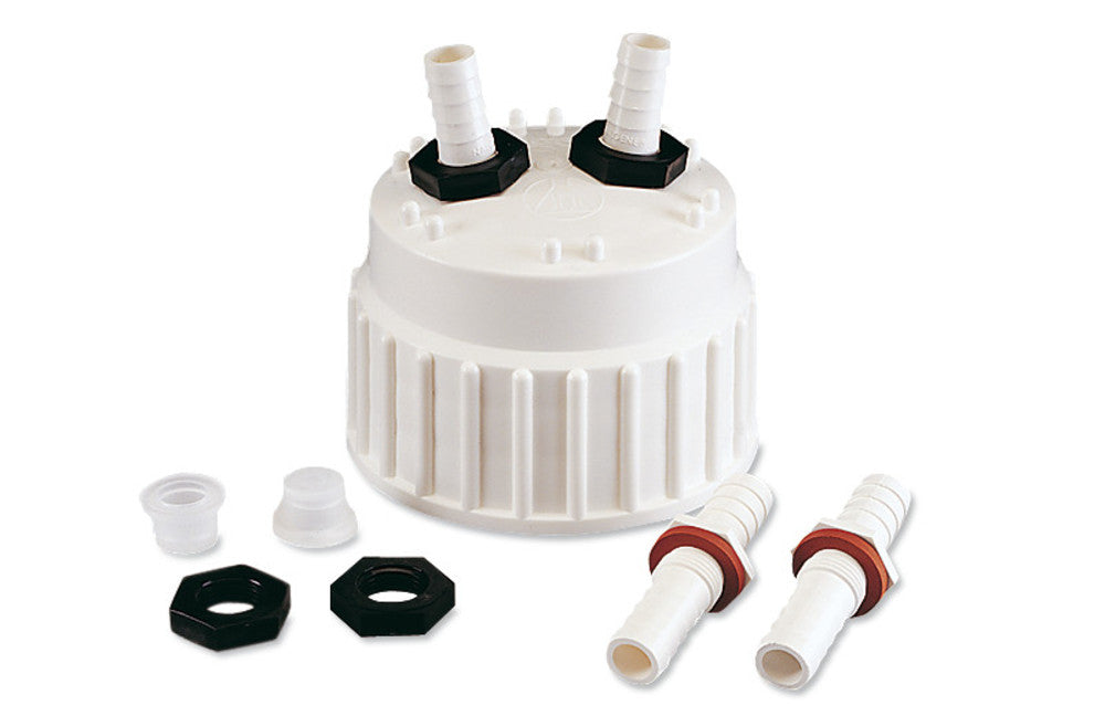 Dual tubing olive assembly sets, for hose with outer-Ø 6 mm, 2 unit(s) - Luminix Health