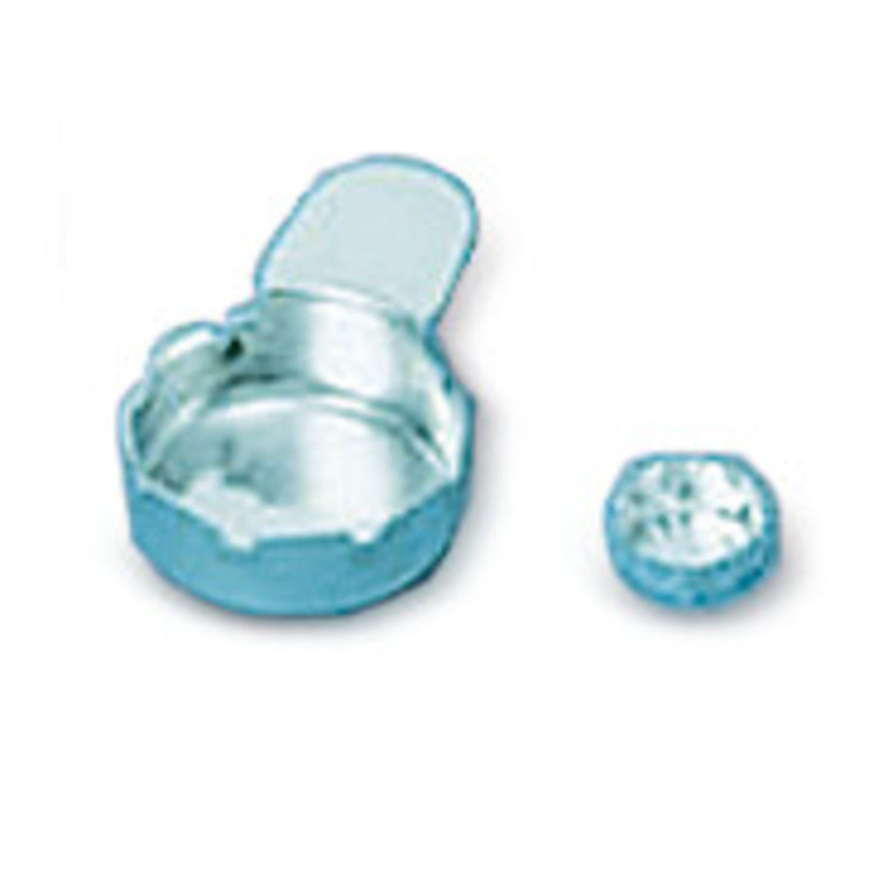Rotilabo®-micro aluminium dishes, round form, 0.035 ml, 6 x 2.5 mm, 250 unit(s) - Luminix Health