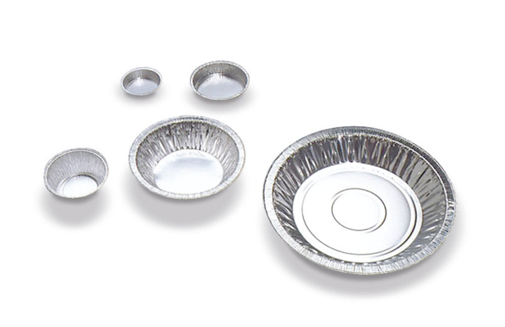 Rotilabo®-all-purpose aluminium trays, 20 ml, Ø 44 mm, 100 unit(s) - Luminix Health