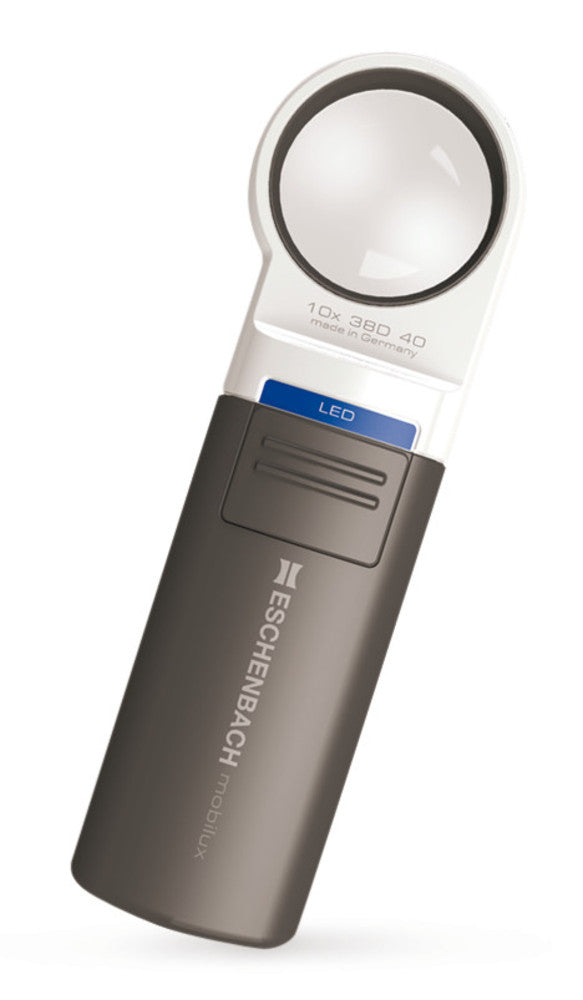 Illuninated pocket mangnifier,12.5-times, with white light LED, 52 mA, 1 unit(s) - Luminix Health