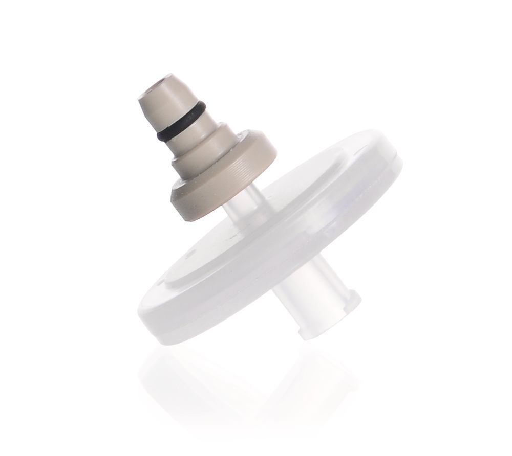 Filter attachment f. press. equalisation, for Screw cap GL 45 with connectors - Luminix Health