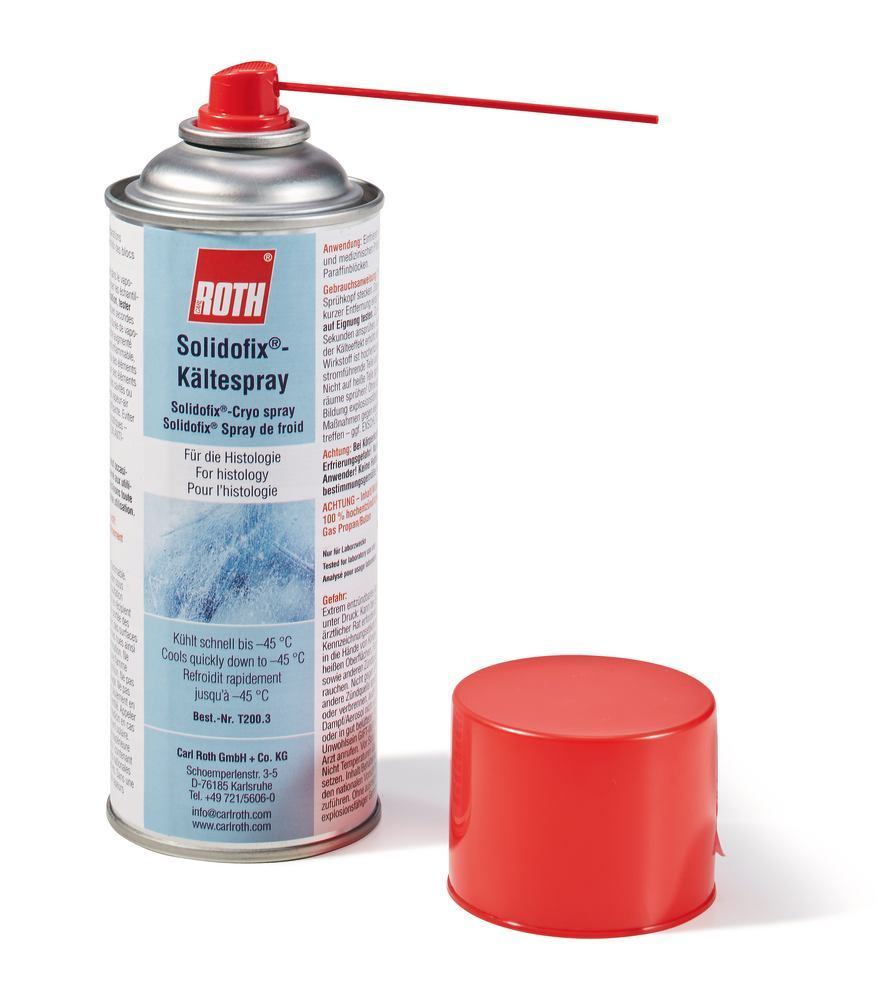 Solidofix®-Cryo spray, for histology, ready-to-use, 400 ml, spray bottle - Luminix Health