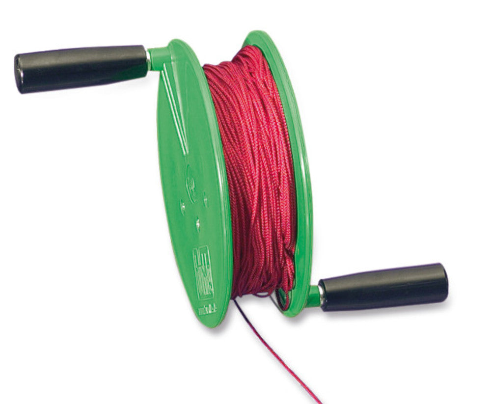 Manual rope spool f. immersion bottles, PP, spool-Ø 100 mm, width 50 mm - Luminix Health