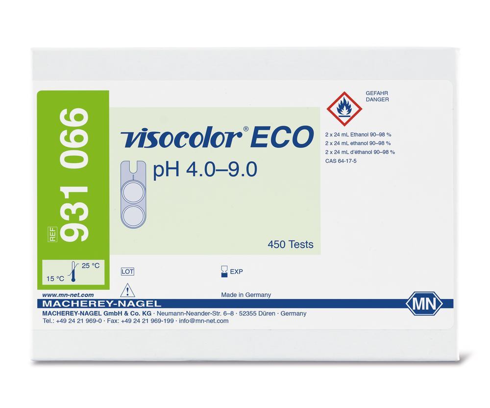 VISOCOLOR® ECO test kit, pH 4 - 9, 1 unit(s) - Luminix Health