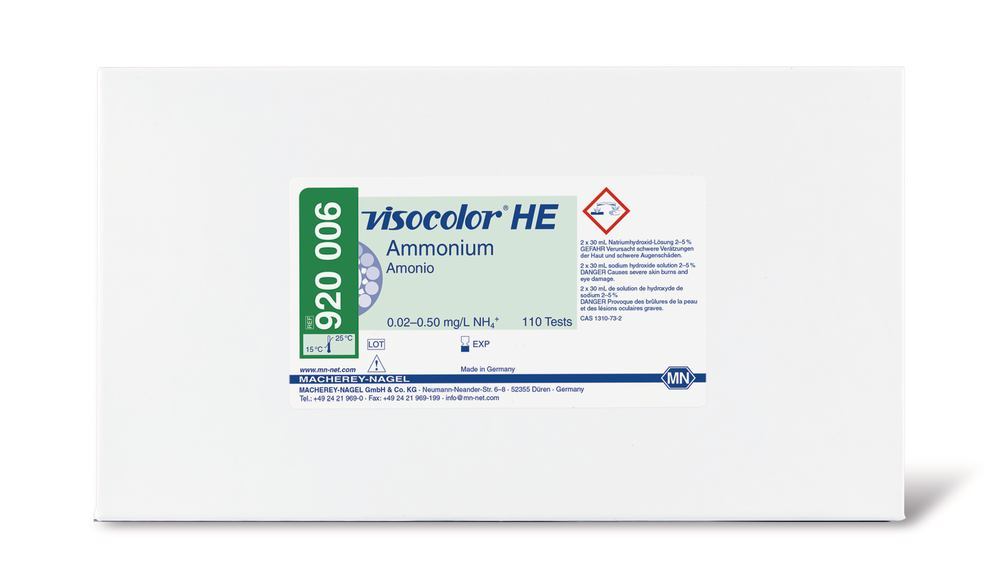 VISOCOLOR® HE test kit, ammonium NH4+, 1 unit(s) - Luminix Health