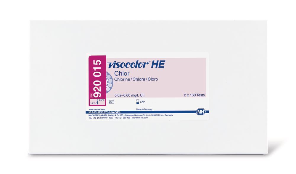 VISOCOLOR® HE test kit, chlorine Cl2 free+total, 1 unit(s) - Luminix Health
