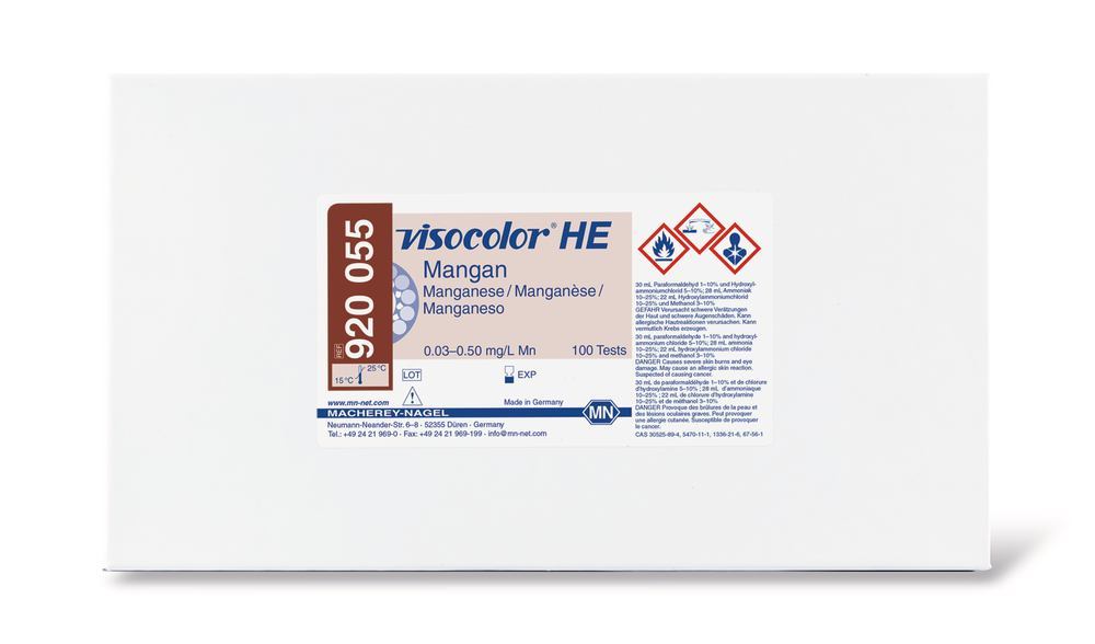 VISOCOLOR® HE test kit, manganese Mn, 1 unit(s) - Luminix Health