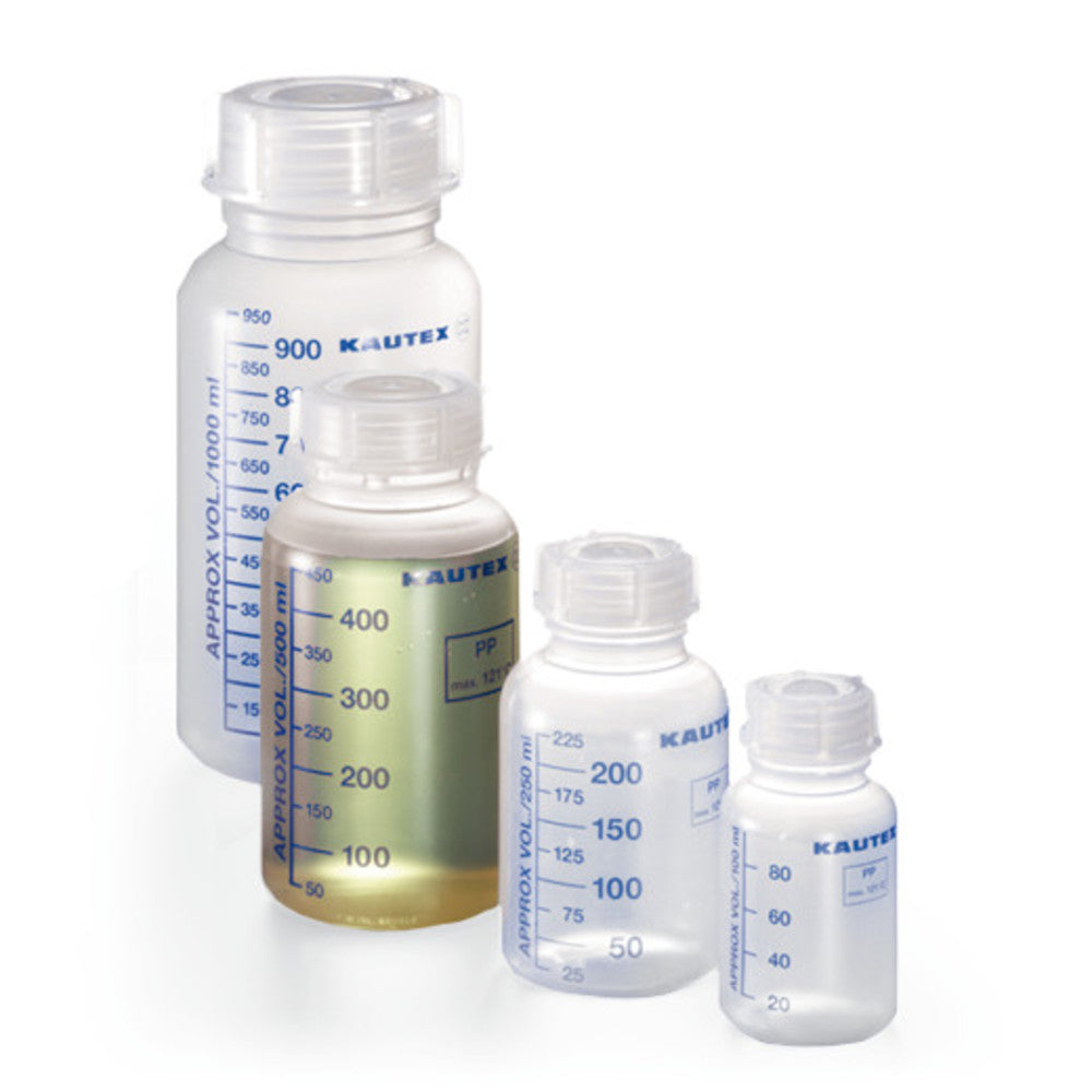 Wide neck bottles, with graduation, PP, 500 ml, 10 unit(s) - Luminix Health