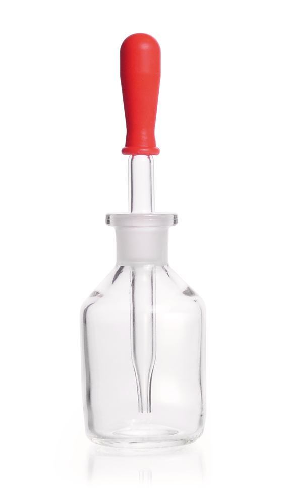 Dropper bottles, soda-lime glass, clear glass, 50 ml, 10 unit(s) - Luminix Health
