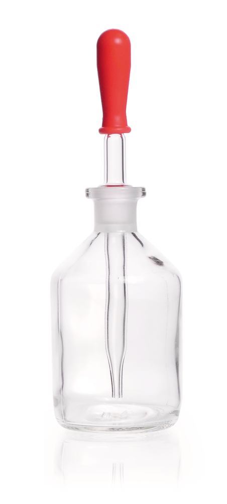 Dropper bottles, soda-lime glass, clear glass, 100 ml, 10 unit(s) - Luminix Health