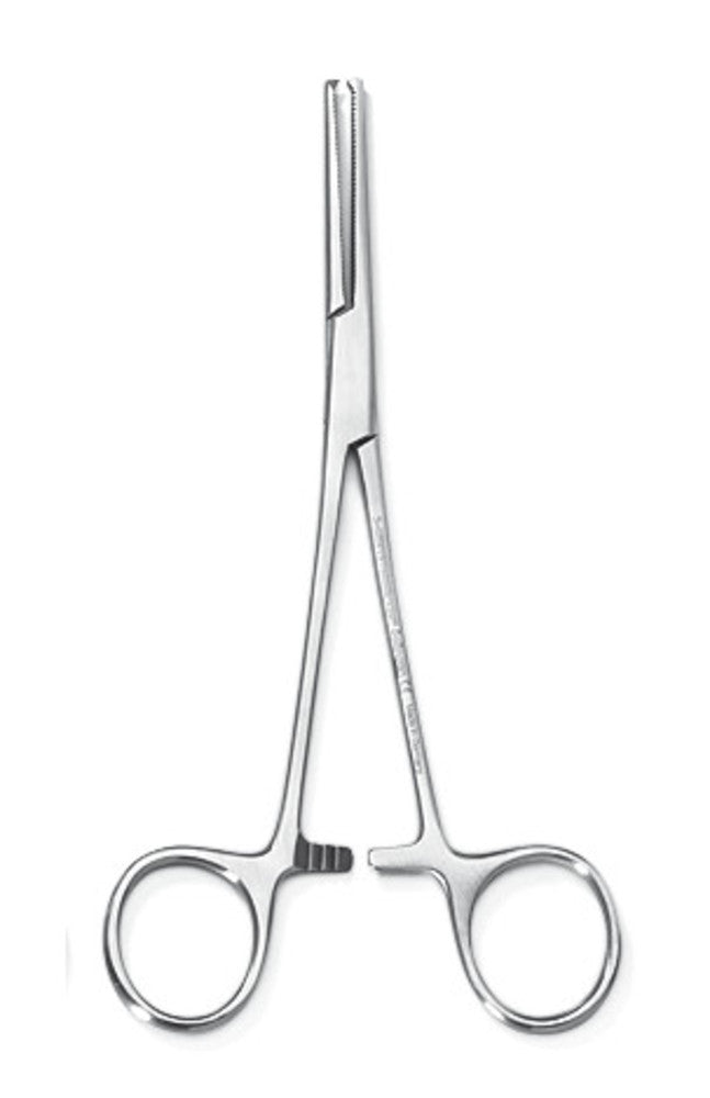 Artery and hose clamps, stainless steel, Type Kocher (Ochsner), curved, L 160 mm - Luminix Health