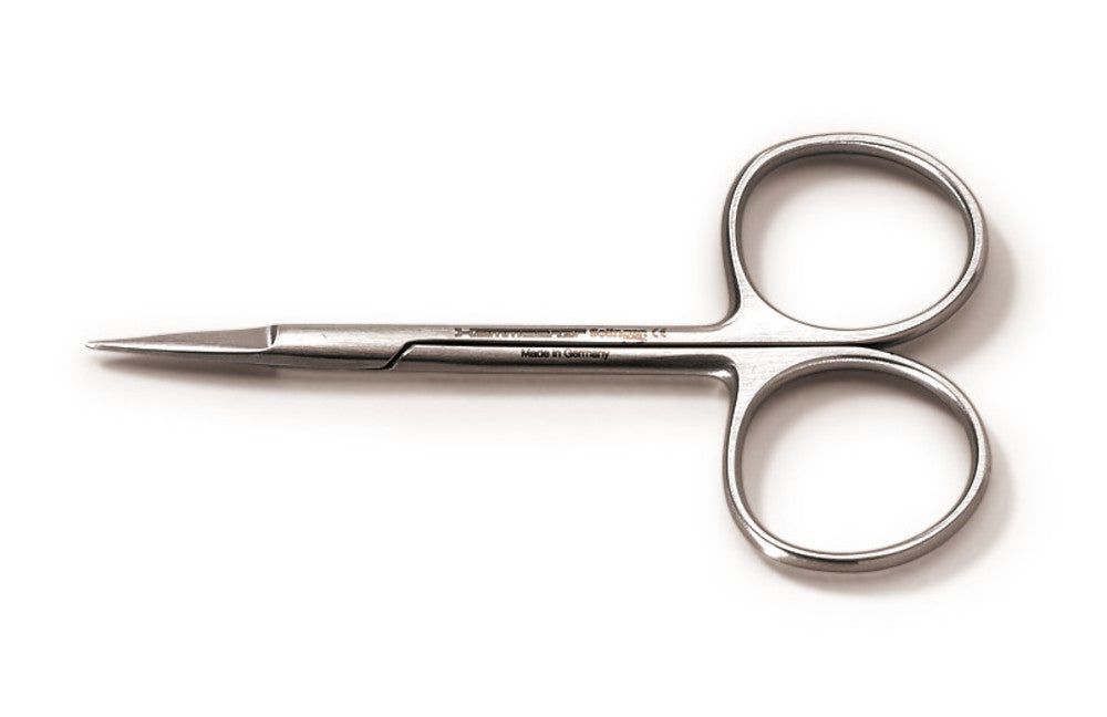 Micro scissors, typ Mikro-Iris, stainless steel, straight, pointed, L 90mm - Luminix Health
