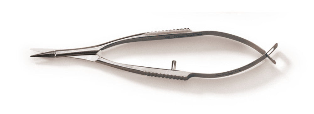 Micro scissors, high precision, st.steel, Stainless st., Vannas, str. - Luminix Health