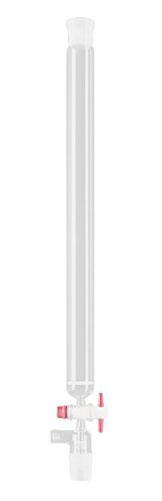Chromatography column, DURAN®, with fused-in frit, GL18, L400 mm, 120ml - Luminix Health