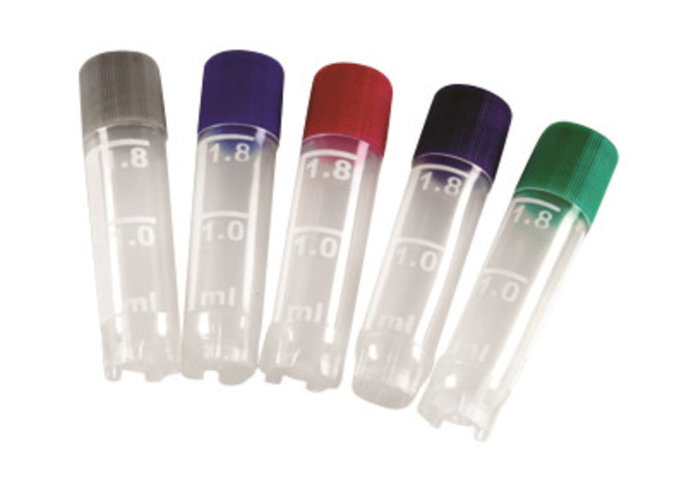 Cryo vials True North®, 2 ml, lids colour sorted, 500 unit(s) - Luminix Health