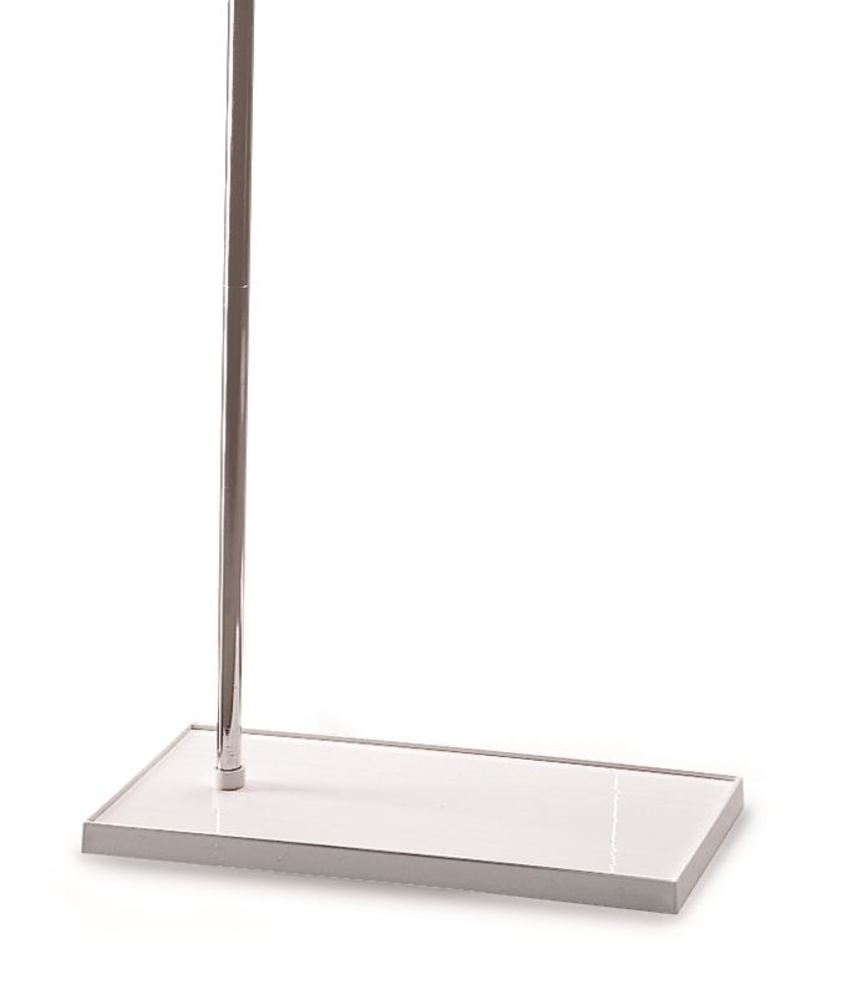 Stand plates with 2 rods, PP, Side insertion opening, rod L 250mm, 1 unit(s) - Luminix Health