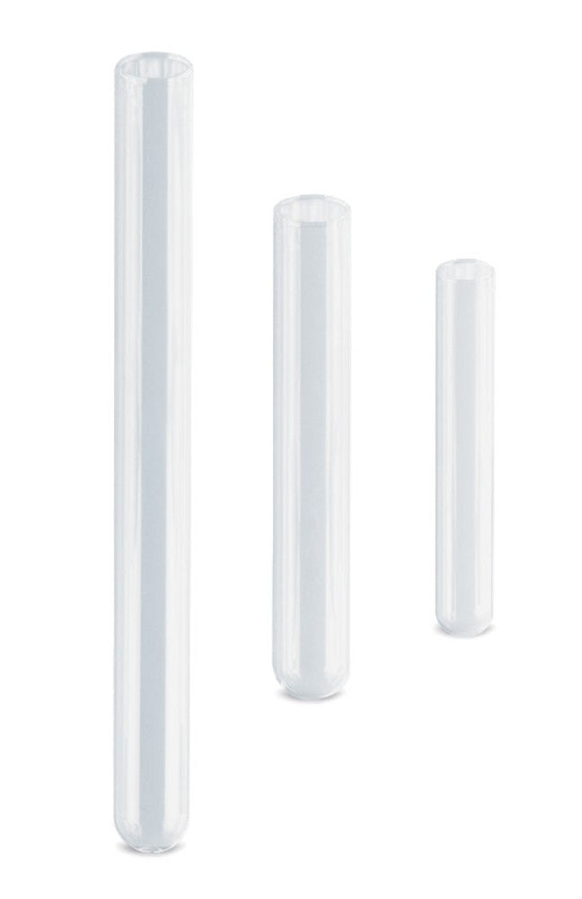Test tubes, soda-lime glass, round bottom, 9 ml, Ø 12 x H 100 mm, 500 unit(s) - Luminix Health