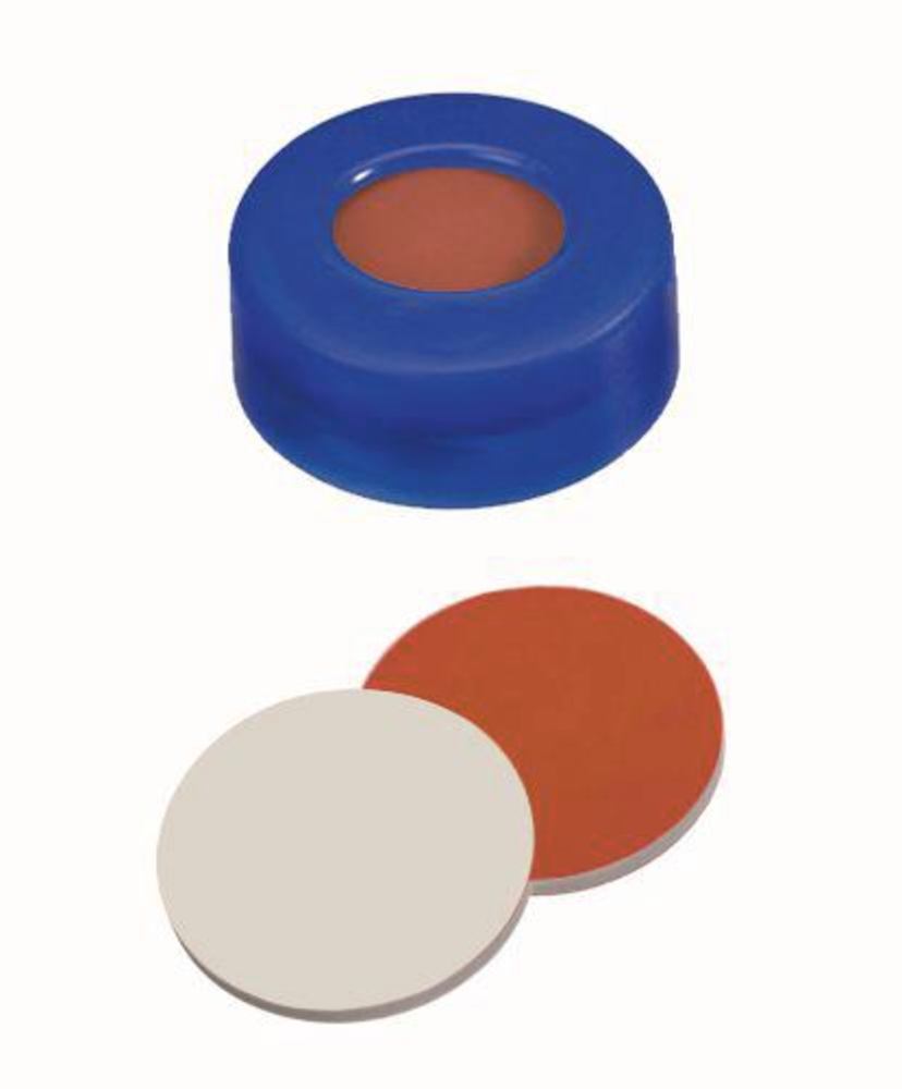 Snap ring caps, soft version, PE, ND11, Septum Rubber/PTFE, 1.0 mm 45° - Luminix Health